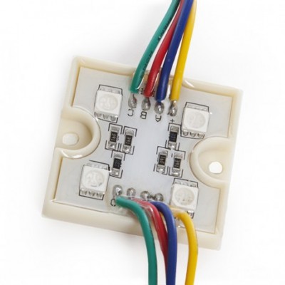 Modulo 4 LEDs IP-65 1.25W interior-exterior RGB